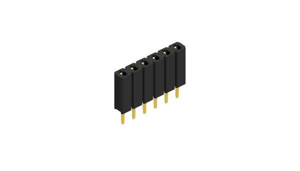 Fischer Elektronik Buchsenleiste (Standard) Anzahl Reihen: 1 10025420 10St.