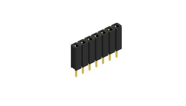 Fischer Elektronik Buchsenleiste (Standard) Anzahl Reihen: 1 10025422 10St.