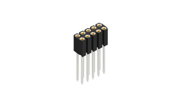 Fischer Elektronik Buchsenleiste (Präzision) Anzahl Reihen: 2 10025491 10St.