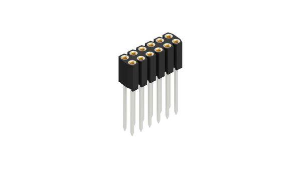 Fischer Elektronik Buchsenleiste (Präzision) Anzahl Reihen: 2 10025492 10St.