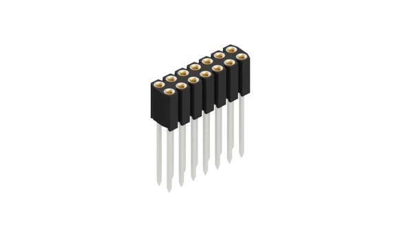 Fischer Elektronik Buchsenleiste (Präzision) Anzahl Reihen: 2 10025493 10St.