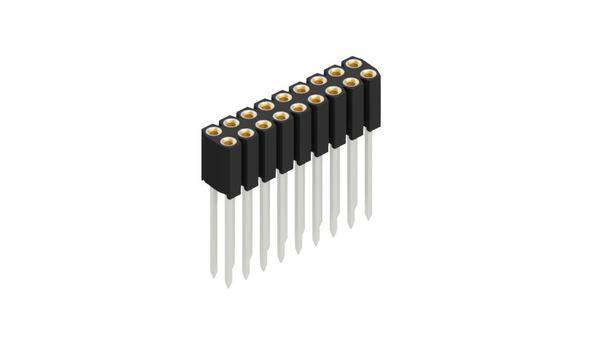 Fischer Elektronik Buchsenleiste (Präzision) Anzahl Reihen: 2 10025495 10St.