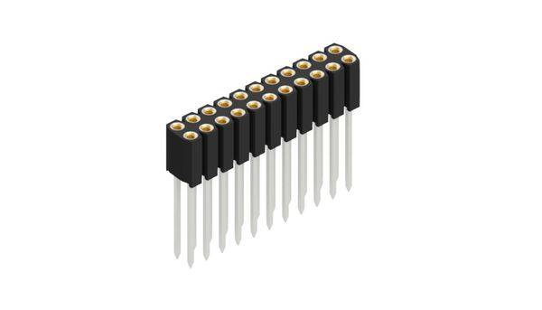 Fischer Elektronik Buchsenleiste (Präzision) Anzahl Reihen: 2 10025497 10St.