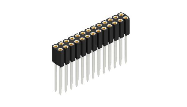 Fischer Elektronik Buchsenleiste (Präzision) Anzahl Reihen: 2 10025499 10St.