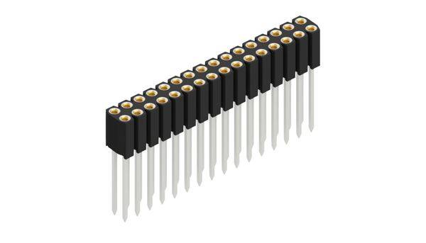 Fischer Elektronik Buchsenleiste (Präzision) Anzahl Reihen: 2 10025502 10St.