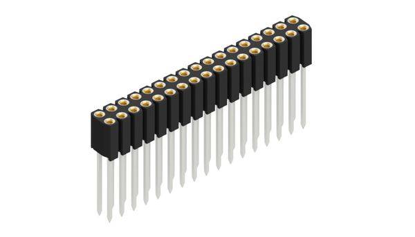 Fischer Elektronik Buchsenleiste (Präzision) Anzahl Reihen: 2 10025503 10St.