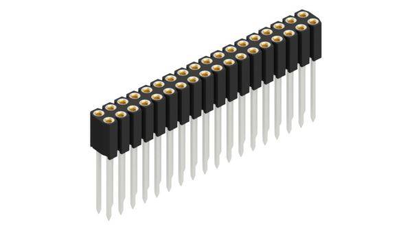 Fischer Elektronik Buchsenleiste (Präzision) Anzahl Reihen: 2 10025504 10St.