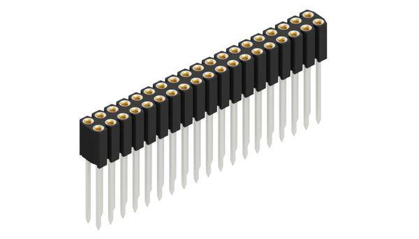 Fischer Elektronik Buchsenleiste (Präzision) Anzahl Reihen: 2 10025505 10St.