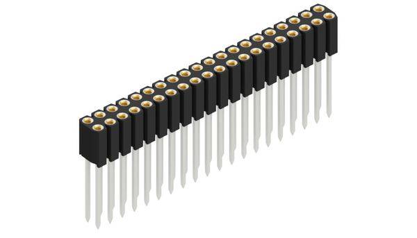 Fischer Elektronik Buchsenleiste (Präzision) Anzahl Reihen: 2 10025506 10St.