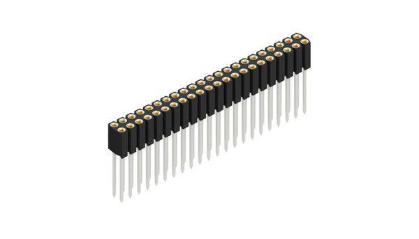 Fischer Elektronik Buchsenleiste (Präzision) Anzahl Reihen: 2 10025508 10St.