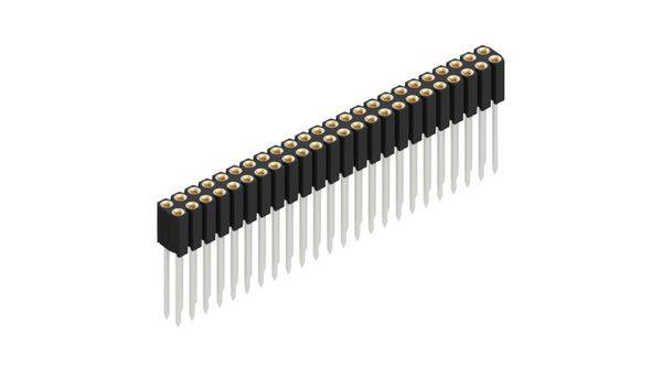 Fischer Elektronik Buchsenleiste (Präzision) Anzahl Reihen: 2 10025510 10St.