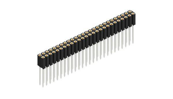 Fischer Elektronik Buchsenleiste (Präzision) Anzahl Reihen: 2 10025512 10St.