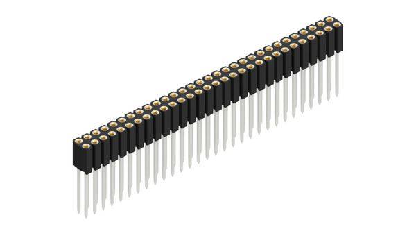 Fischer Elektronik Buchsenleiste (Präzision) Anzahl Reihen: 2 10025516 10St.