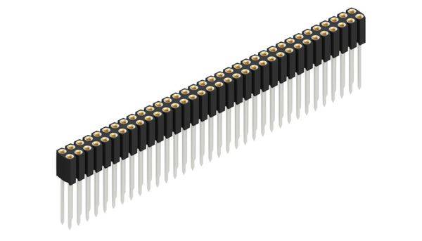 Fischer Elektronik Buchsenleiste (Präzision) Anzahl Reihen: 2 10025520 10St.