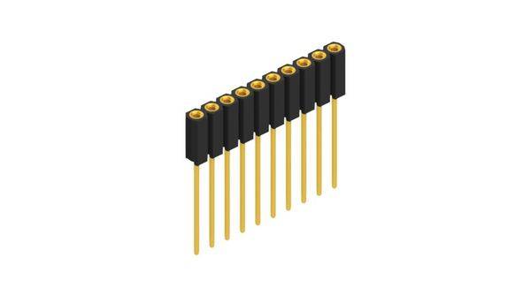 Fischer Elektronik Buchsenleiste (Präzision) Anzahl Reihen: 1 10025817 10St.
