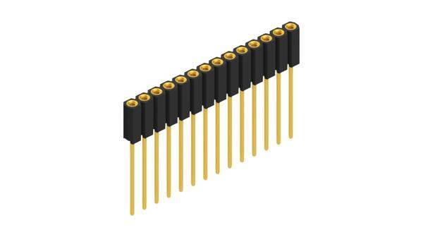 Fischer Elektronik Buchsenleiste (Präzision) Anzahl Reihen: 1 10025821 10St.