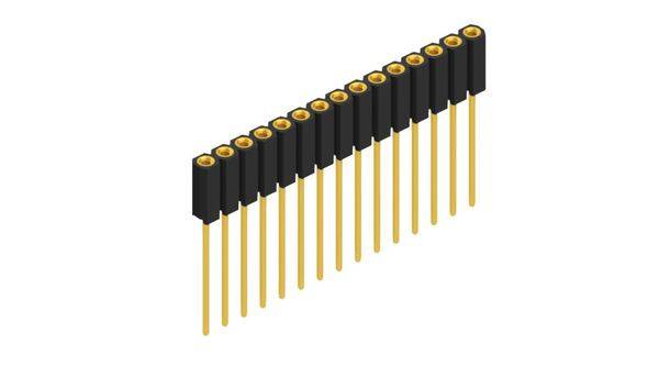 Fischer Elektronik Buchsenleiste (Präzision) Anzahl Reihen: 1 10025822 10St.