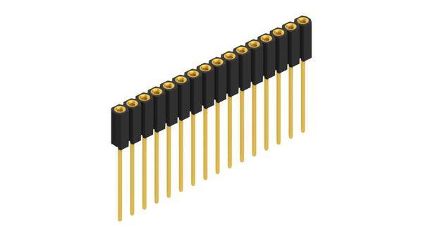 Fischer Elektronik Buchsenleiste (Präzision) Anzahl Reihen: 1 10025823 10St.