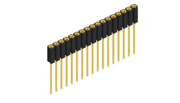 Fischer Elektronik Buchsenleiste (Präzision) Anzahl Reihen: 1 10025824 10St.