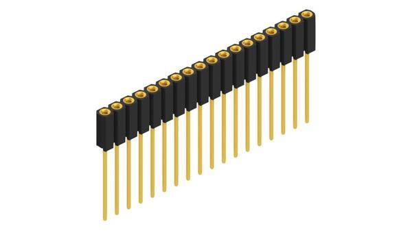 Fischer Elektronik Buchsenleiste (Präzision) Anzahl Reihen: 1 10025825 10St.