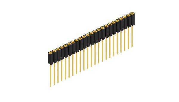 Fischer Elektronik Buchsenleiste (Präzision) Anzahl Reihen: 1 10025829 10St.