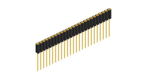 Fischer Elektronik Buchsenleiste (Präzision) Anzahl Reihen: 1 10025830 10St.