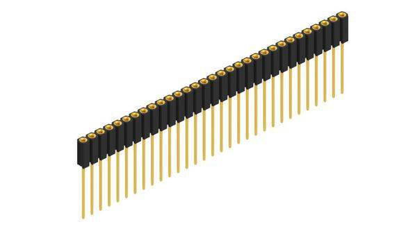 Fischer Elektronik Buchsenleiste (Präzision) Anzahl Reihen: 1 10025832 10St.