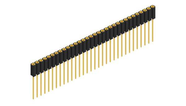 Fischer Elektronik Buchsenleiste (Präzision) Anzahl Reihen: 1 10025833 10St.