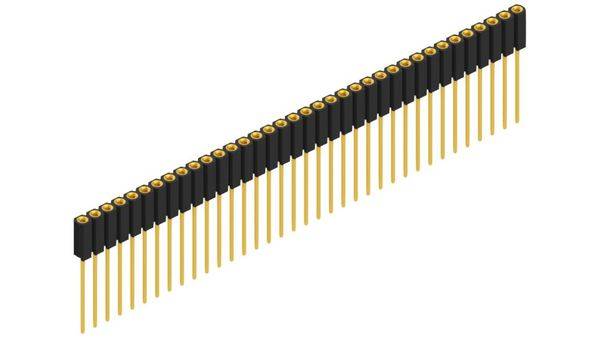 Fischer Elektronik Buchsenleiste (Präzision) Anzahl Reihen: 1 10025834 10St.