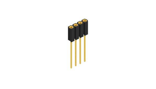 Fischer Elektronik Buchsenleiste (Präzision) Anzahl Reihen: 1 10025811 10St.