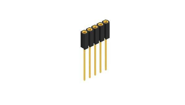 Fischer Elektronik Buchsenleiste (Präzision) Anzahl Reihen: 1 10025812 10St.
