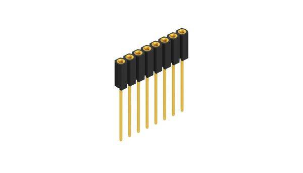 Fischer Elektronik Buchsenleiste (Präzision) Anzahl Reihen: 1 10025815 10St.