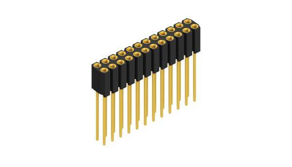 Fischer Elektronik Buchsenleiste (Präzision) Anzahl Reihen: 2 10025846 10St.