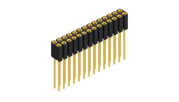 Fischer Elektronik Buchsenleiste (Präzision) Anzahl Reihen: 2 10025848 10St.