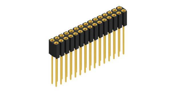 Fischer Elektronik Buchsenleiste (Präzision) Anzahl Reihen: 2 10025849 10St.