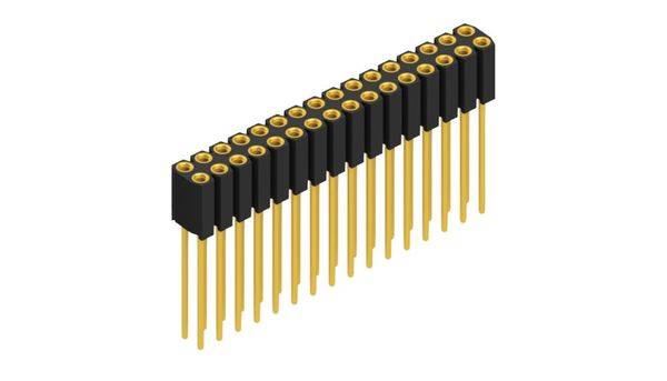 Fischer Elektronik Buchsenleiste (Präzision) Anzahl Reihen: 2 10025850 10St.