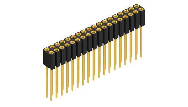 Fischer Elektronik Buchsenleiste (Präzision) Anzahl Reihen: 2 10025852 10St.