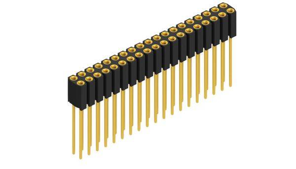 Fischer Elektronik Buchsenleiste (Präzision) Anzahl Reihen: 2 10025853 10St.