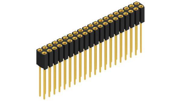 Fischer Elektronik Buchsenleiste (Präzision) Anzahl Reihen: 2 10025854 10St.