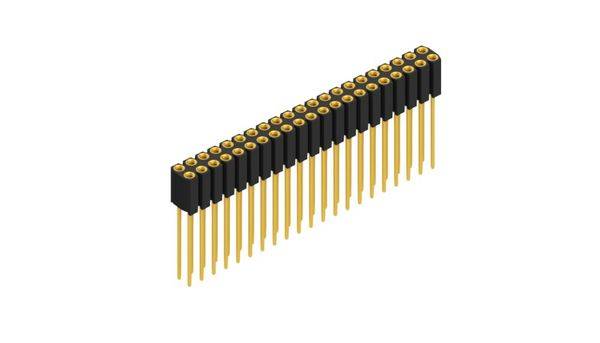 Fischer Elektronik Buchsenleiste (Präzision) Anzahl Reihen: 2 10025855 10St.