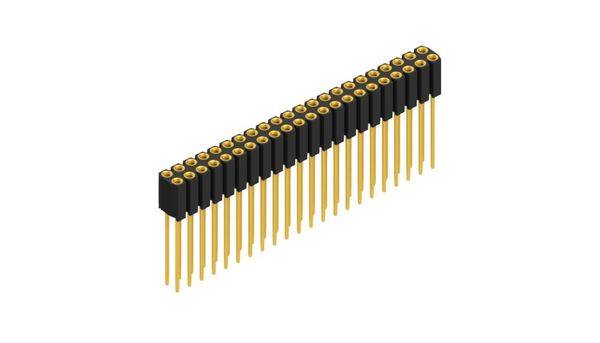 Fischer Elektronik Buchsenleiste (Präzision) Anzahl Reihen: 2 10025856 10St.