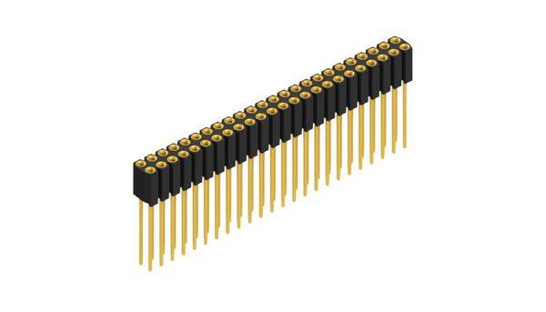 Fischer Elektronik Buchsenleiste (Präzision) Anzahl Reihen: 2 10025858 10St.