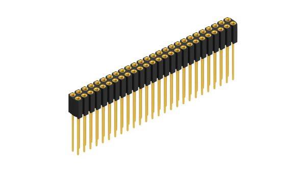 Fischer Elektronik Buchsenleiste (Präzision) Anzahl Reihen: 2 10025860 10St.