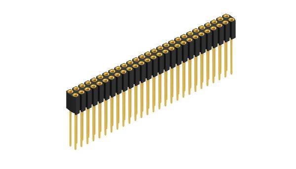 Fischer Elektronik Buchsenleiste (Präzision) Anzahl Reihen: 2 10025861 10St.