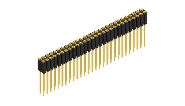 Fischer Elektronik Buchsenleiste (Präzision) Anzahl Reihen: 2 10025862 10St.