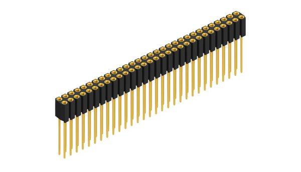 Fischer Elektronik Buchsenleiste (Präzision) Anzahl Reihen: 2 10025864 10St.