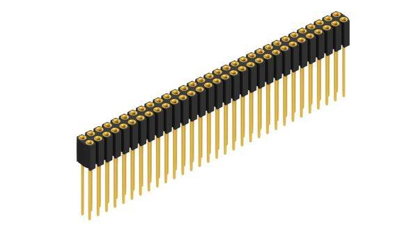 Fischer Elektronik Buchsenleiste (Präzision) Anzahl Reihen: 2 10025865 10St.