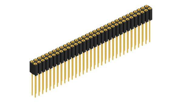 Fischer Elektronik Buchsenleiste (Präzision) Anzahl Reihen: 2 10025866 10St.