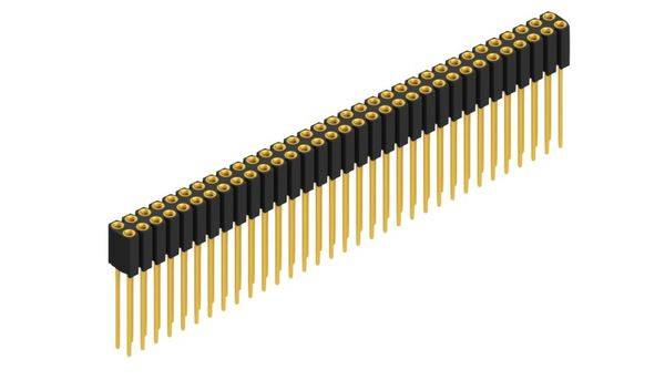 Fischer Elektronik Buchsenleiste (Präzision) Anzahl Reihen: 2 10025867 10St.