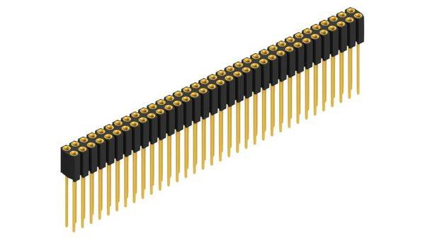 Fischer Elektronik Buchsenleiste (Präzision) Anzahl Reihen: 2 10025868 10St.
